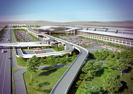Xây dựng sân đỗ máy bay nhà ga hành khách T2 - CHK QT Nội Bài