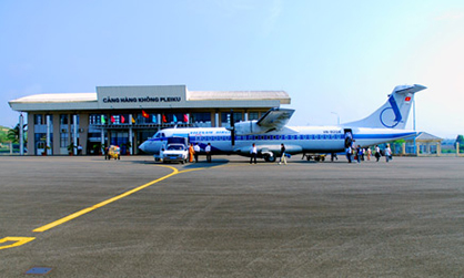 Nâng cấp sân bay Pleiku để khai thác máy bay tầm trung Nâng cấp sân bay Pleiku để khai thác máy bay tầm trung